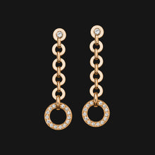 18k Dangling Pendant Earrings